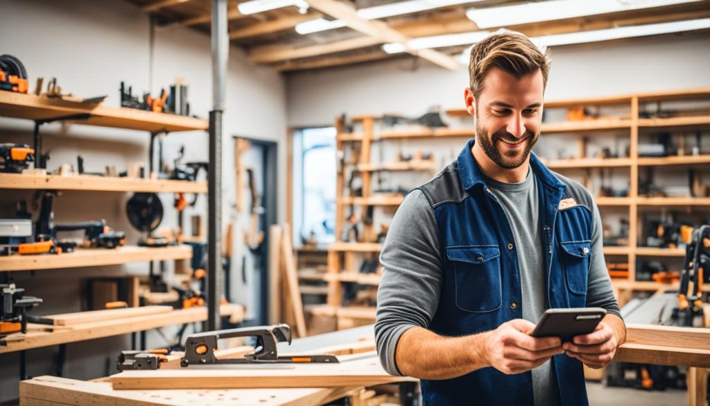 Aplicativo ensina Carpintaria