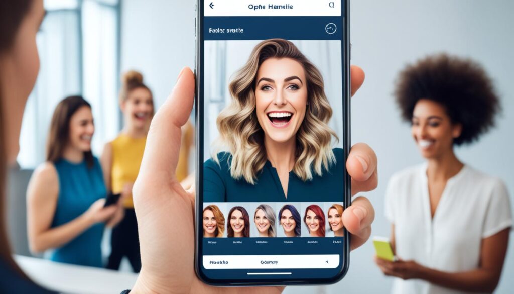 Aplicativo modifica seu corte de cabelo
