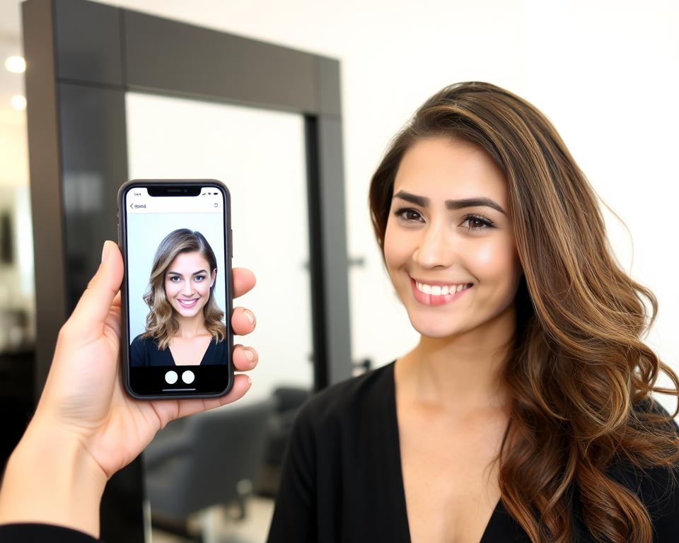 Aplicativo troca o corte do seu cabelo