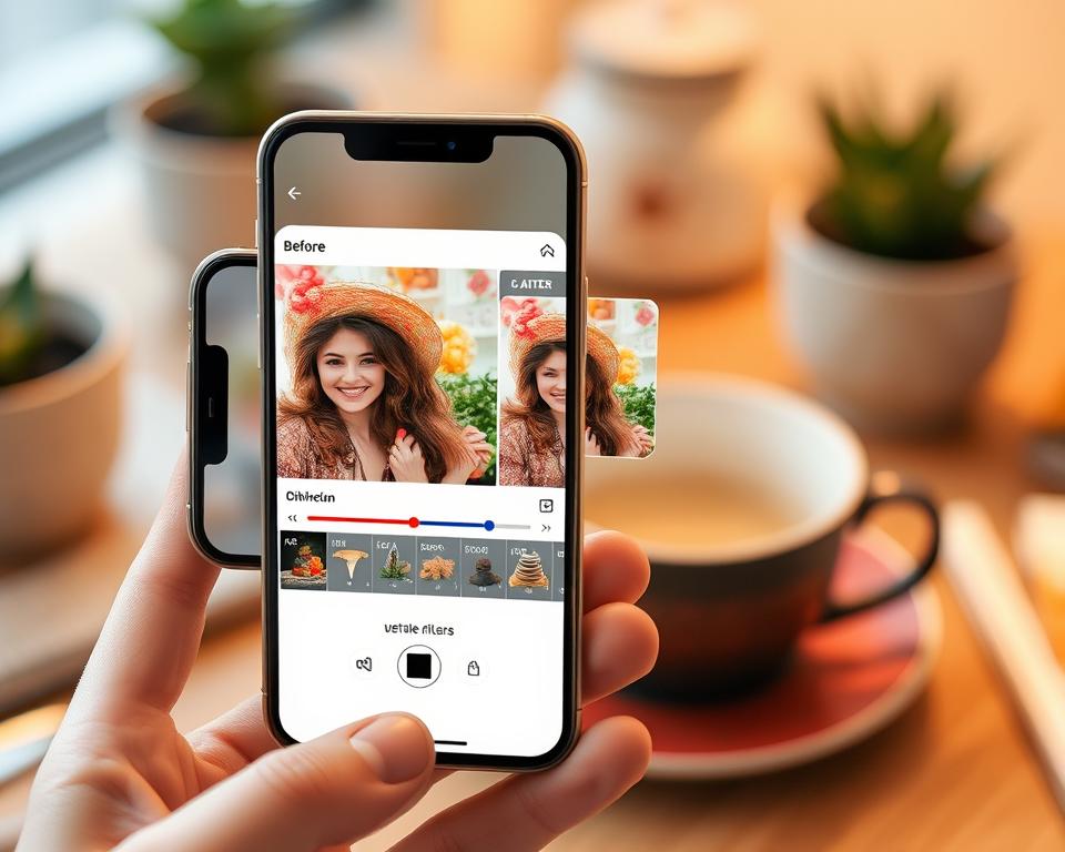 Edite suas fotos na palma da sua mão