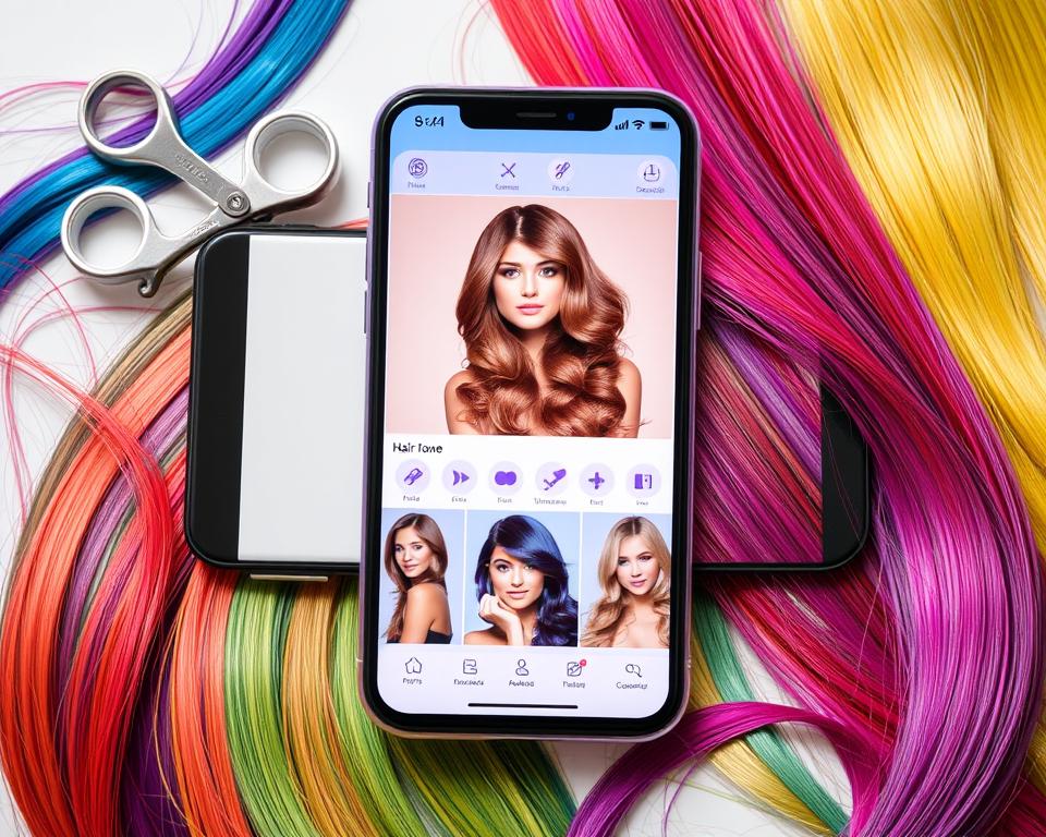 Aplicativo altera o seu cabelo