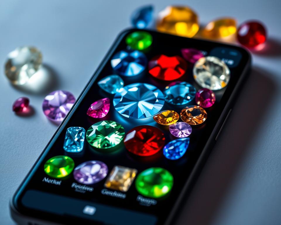 Aplicativo que identifica pedras preciosas