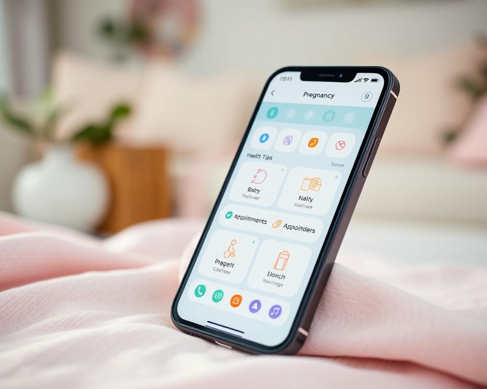 App acompanha sua gravidez no celular
