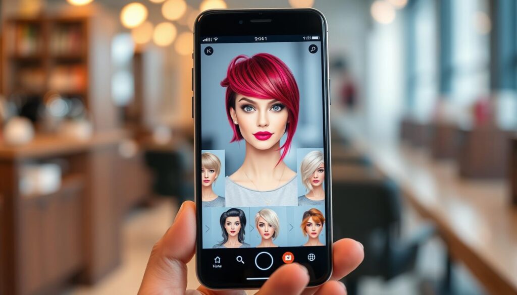 Aplicativo simula um novo corte de cabelo virtual Aplicativo simula um novo corte de cabelo virtual