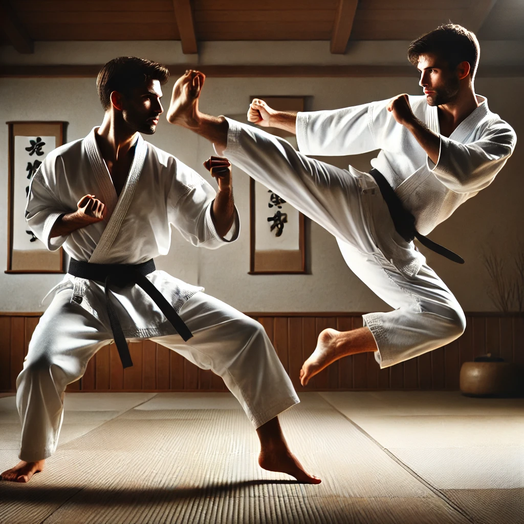 Treino de Karatê