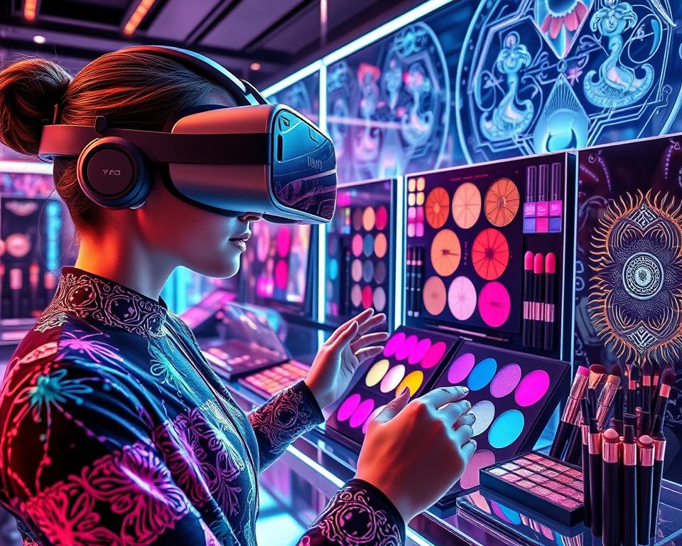 Aplicativo de Realidade Virtual-AR de Maquiagem