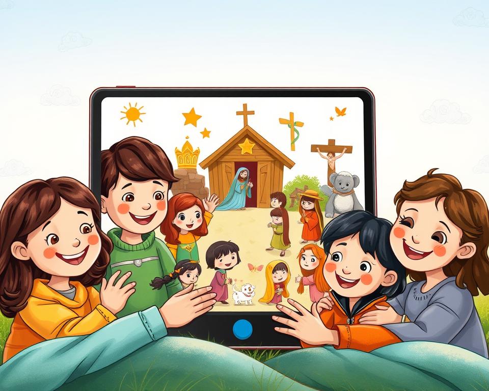 Aplicativo com Melhores Desenhos Cristãos para Seus Filhos