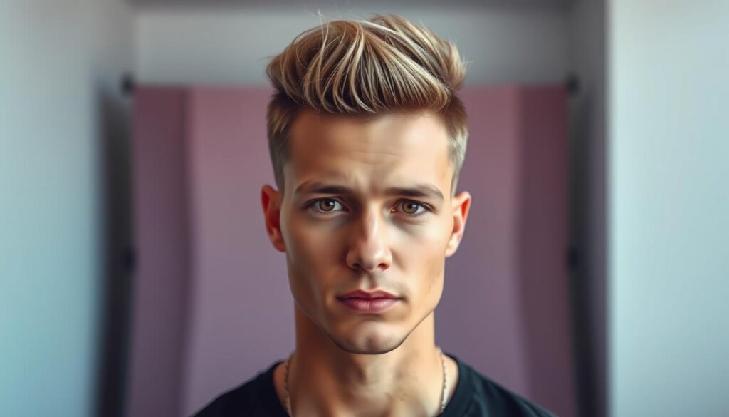 IA Simula os Cortes de Cabelo Masculino Tendência 2025