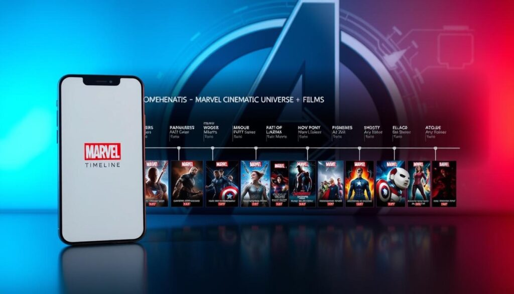 Aplicativo para Assistir a Saga Marvel na Ordem Cronológica