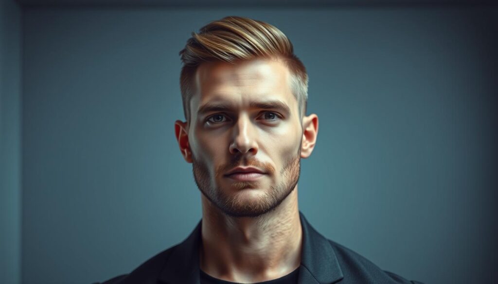 Um Novo Estilo de Cabelo Masculino ou Barba com IA