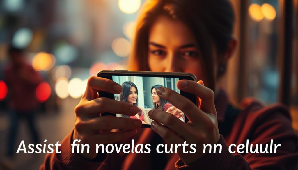 Assista novelas curtas no celular
