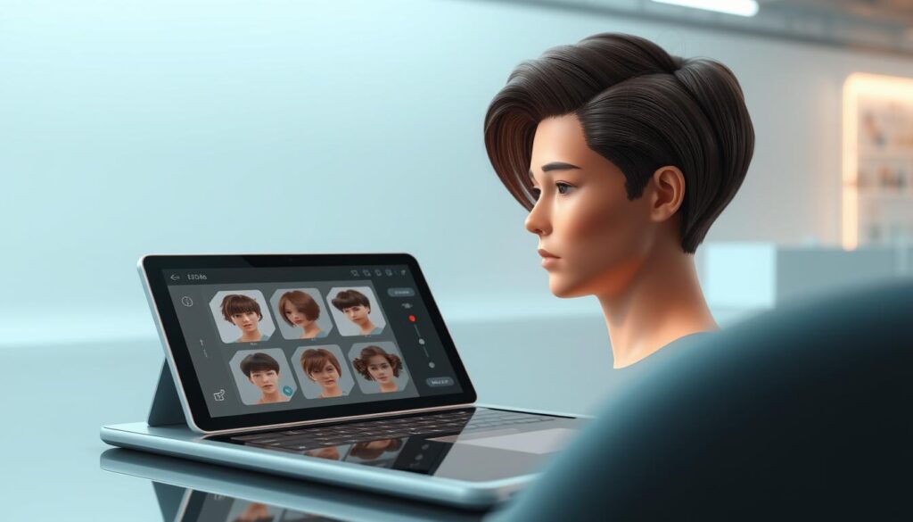 Teste um Novo Corte ou uma Cor para Seus Cabelos com IA