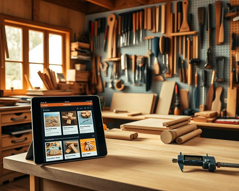 Aplicativos de marcenaria para iniciantes