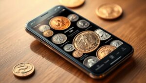 aplicativo para descobrir moedas raras