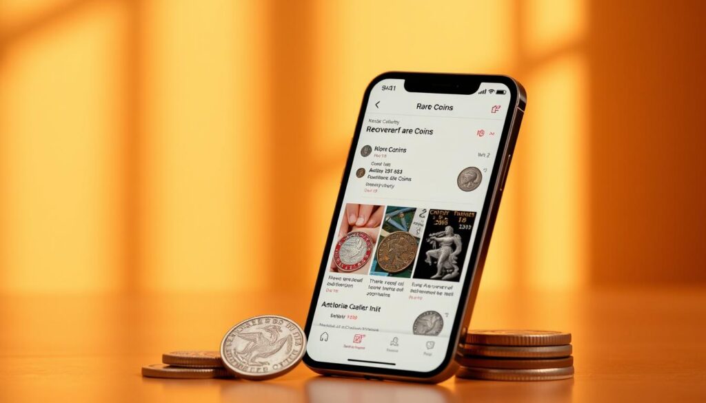 aplicativo para descobrir moedas raras