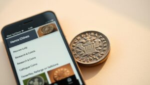 aplicativo para descobrir moedas raras