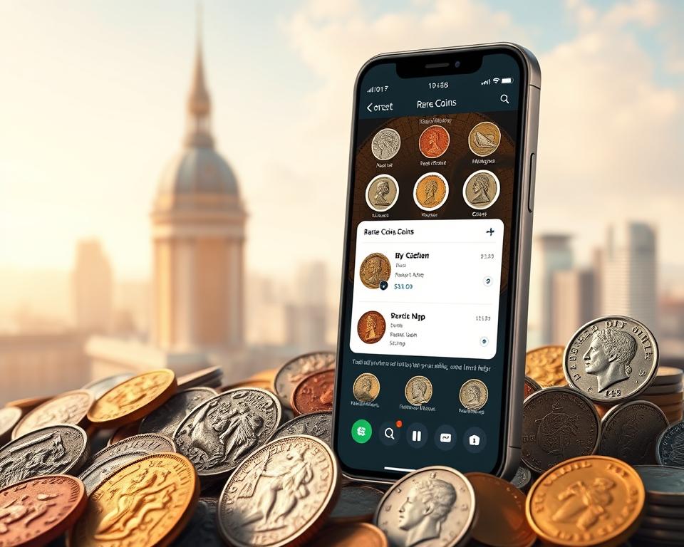 aplicativo para descobrir moedas raras