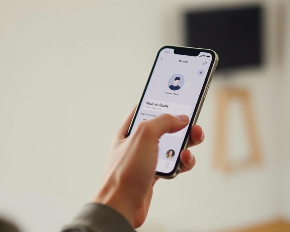 Assistente virtual no celular