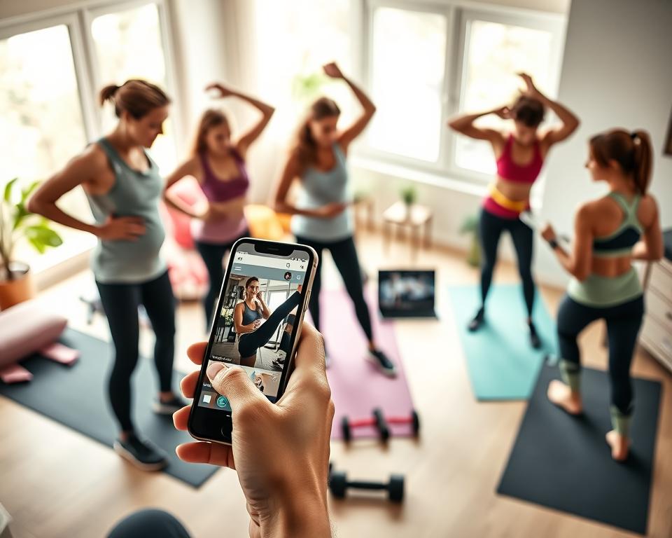 Como escolher aplicativo para exercícios em casa
