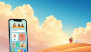 Desenho Cristão no APP com as Melhores Histórias Bíblicas