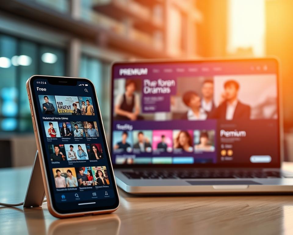 Opções gratuitas vs serviços pagos para novelas coreanas