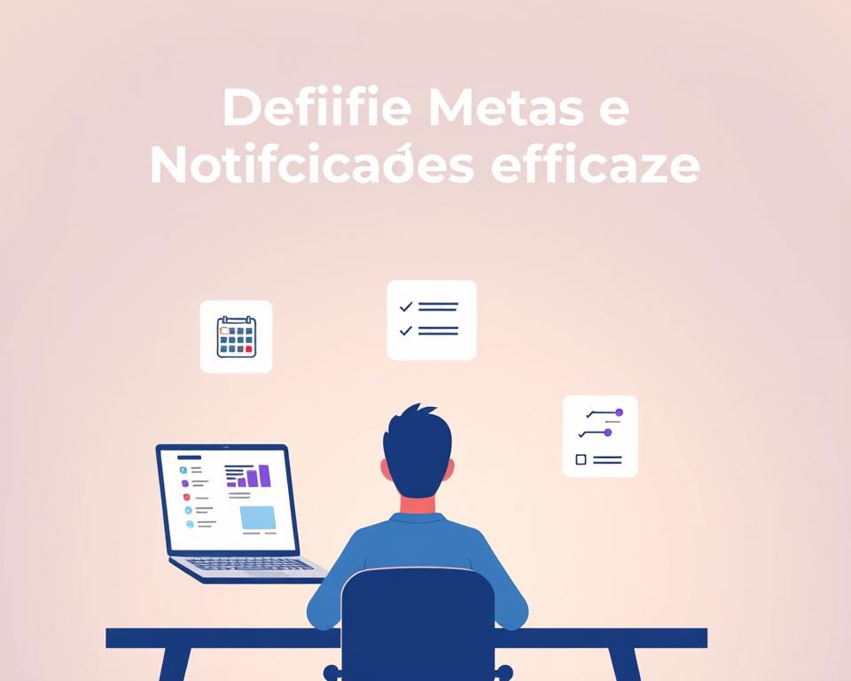 dicas para definir metas e notificações eficazes
