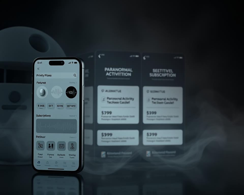 planos assinatura privacidade aplicativos paranormais
