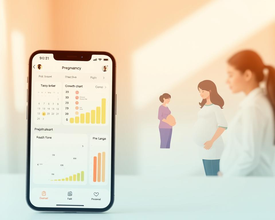 recursos interativos aplicativo gravidez