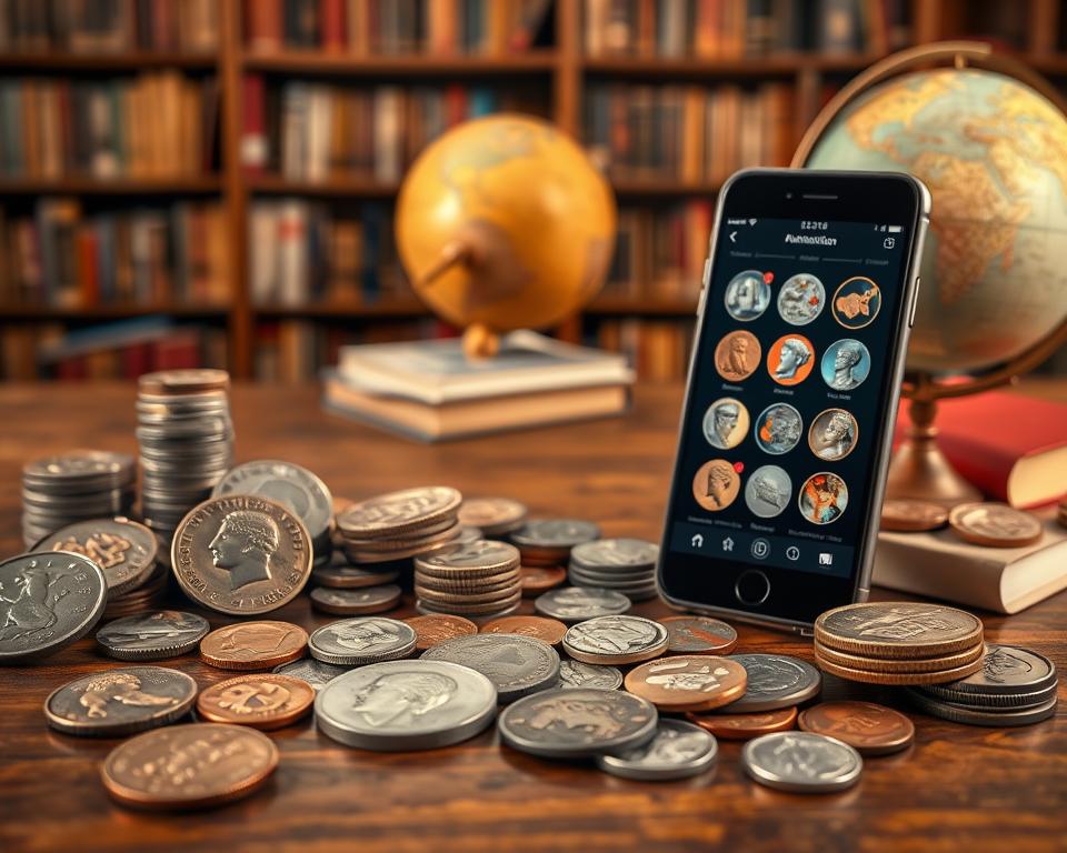 Evolução da numismática e identificação de moedas