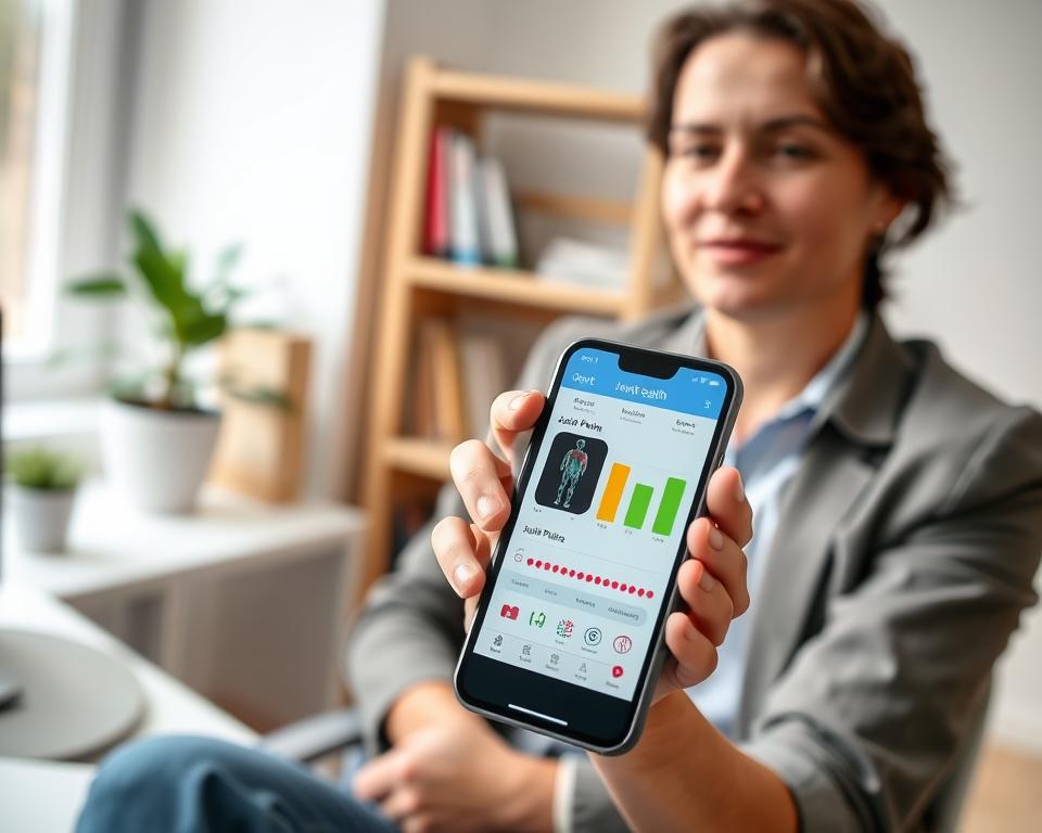 acompanhe seus sintomas de dor na articulações pelo celular