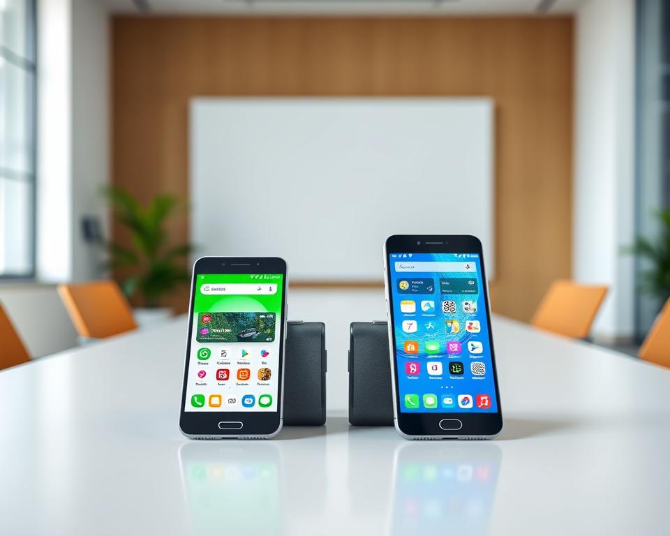 comparação entre apps de limpeza android e ios