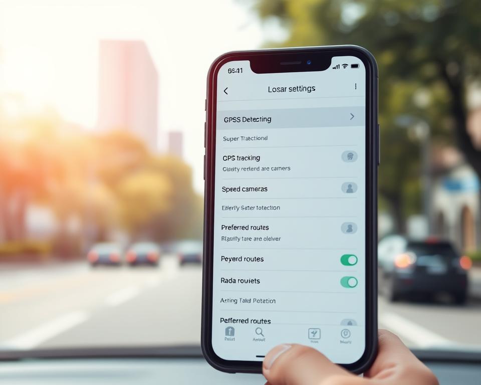 configurações de localização para aplicativo de radar configurações de localização para aplicativo de radar
