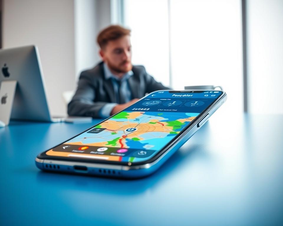 interface usuário app radares