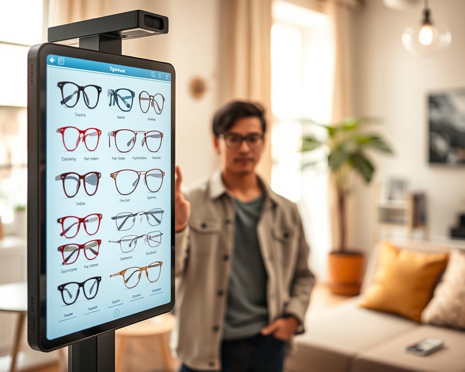 opções de óculos simulador visual