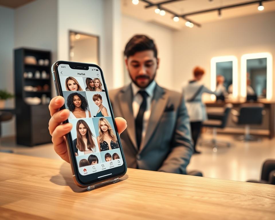 APLICATIVO DE CORTE DE CABELO NOVO