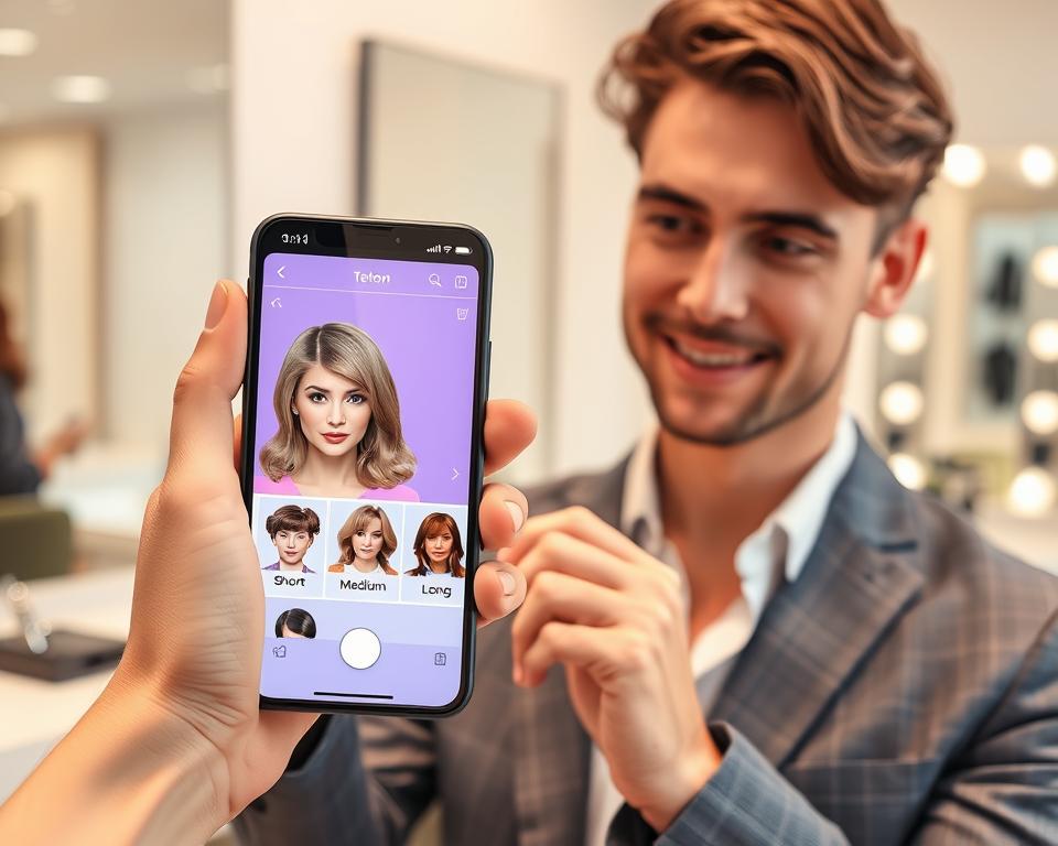 APLICATIVO SIMULA UM CORTE DE CABELO NOVO