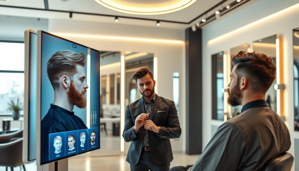 IA Simula um Novo Corte de Cabelo e Barba usando IA