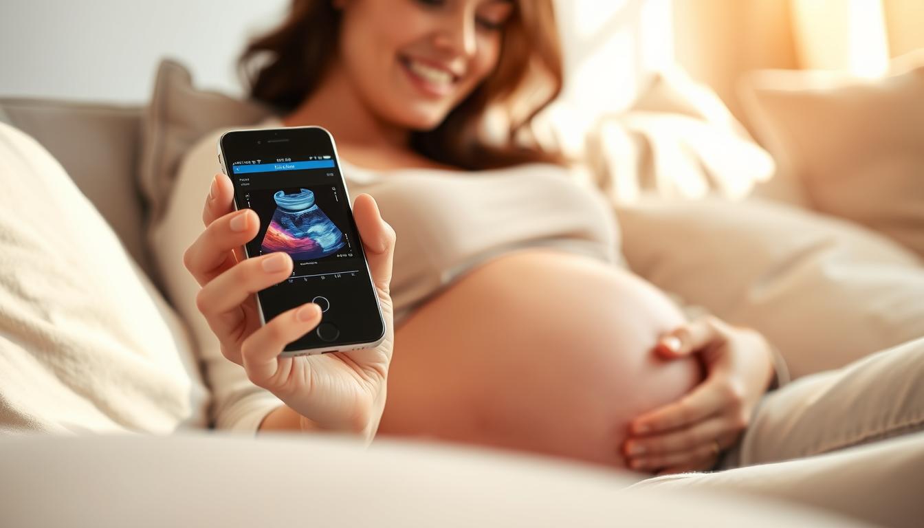 Veja seu Bebê usando seu Celular com o APP de Ultrassom