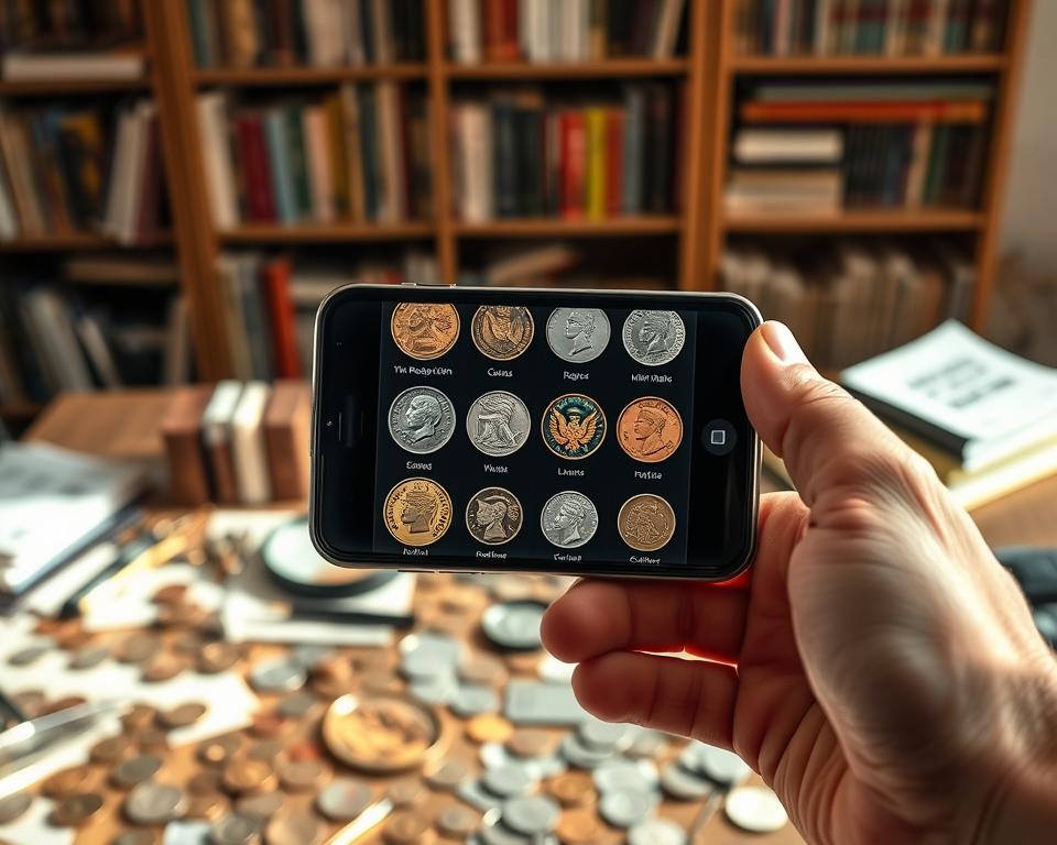 aplicativo para detectar moedas raras