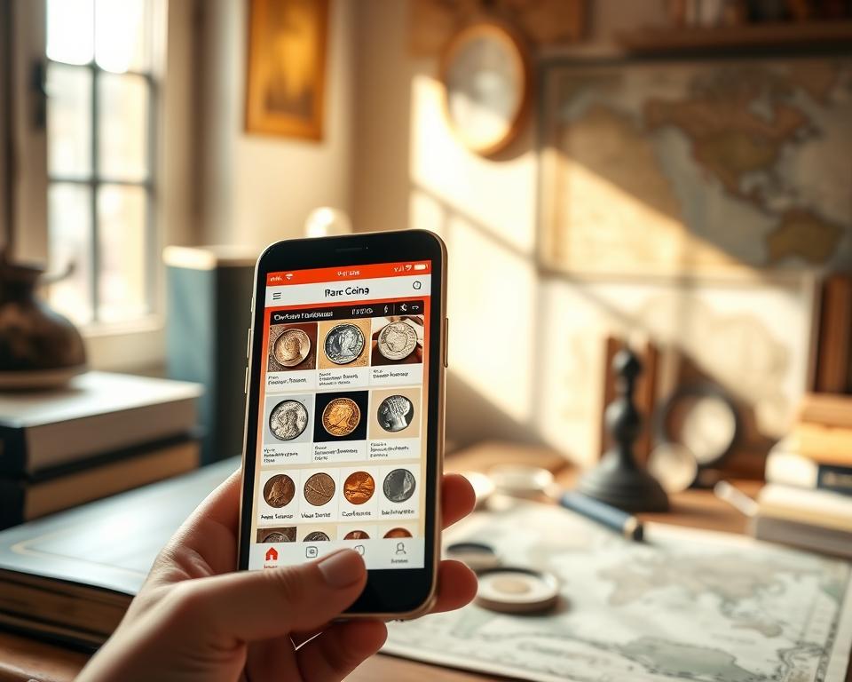 aplicativo para encontrar moedas raras
