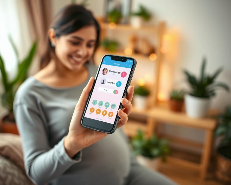 aplicativo teste de gravidez