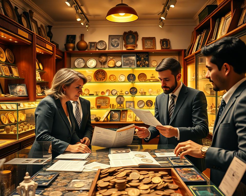 benefícios para colecionadores e vendedores