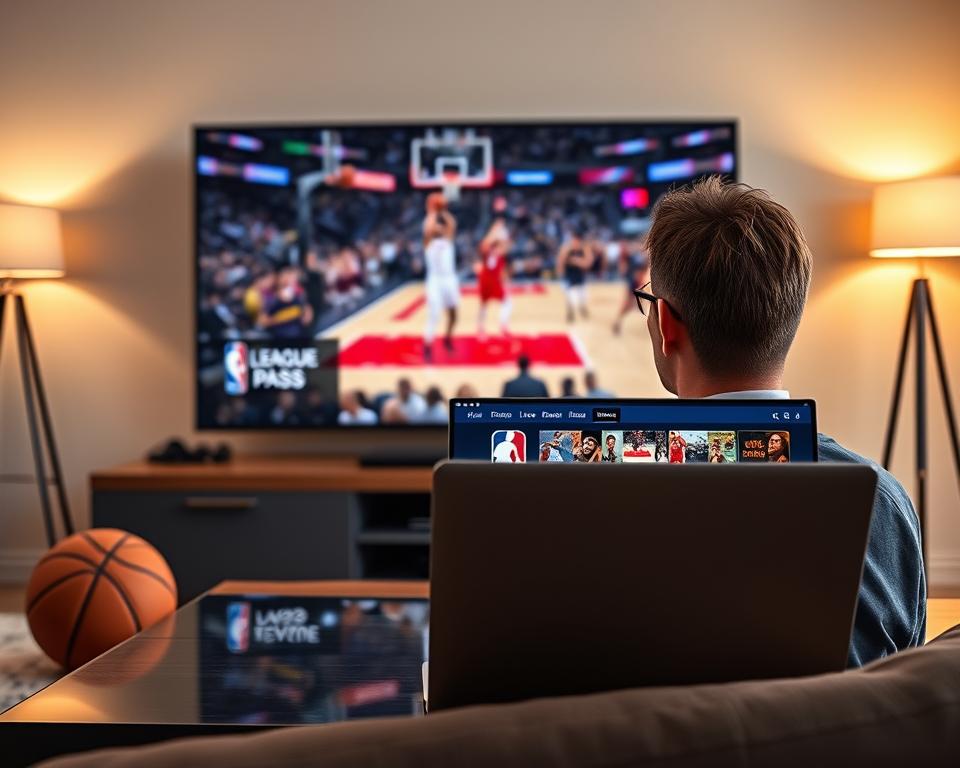 configuração conta NBA League Pass