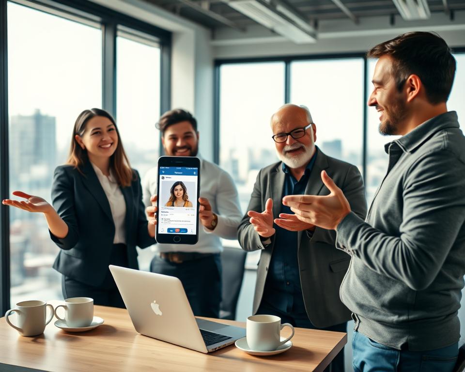 depoimentos usuários aplicativos facebook