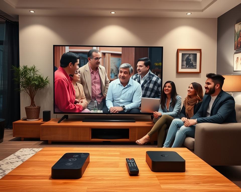 opções de legendas e dublagem