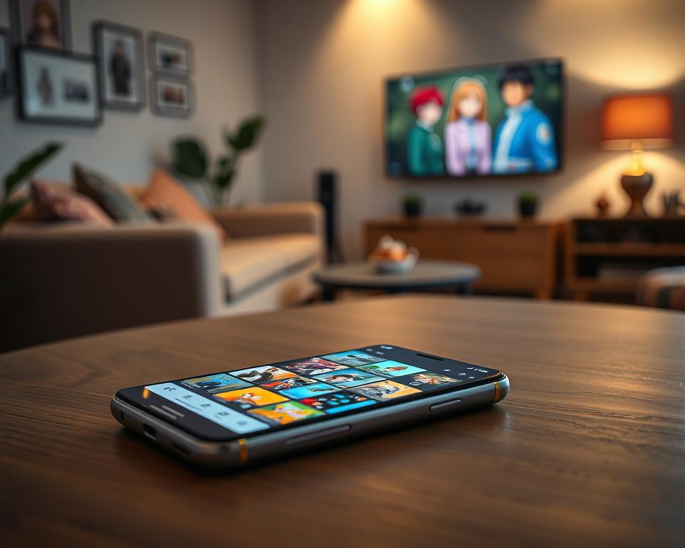 recursos do aplicativo para streaming de animes