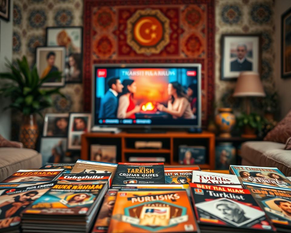 variedade de conteúdos turcos