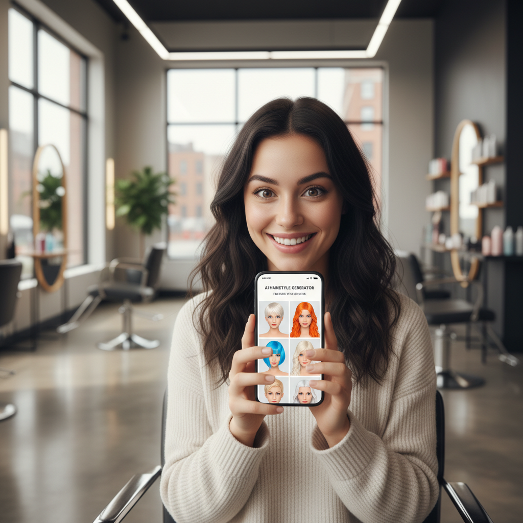 Simule cortes, penteados e cores de cabelo com IA antes de ir ao salão de beleza