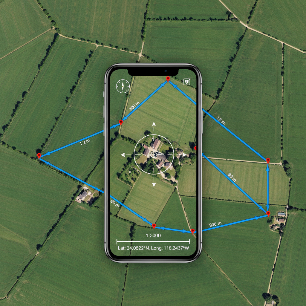 Meça seu terreno ou sítio com imagens de satélite usando IA