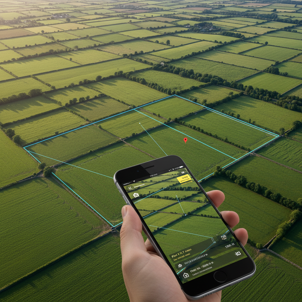 Meça seu terreno ou sítio com imagens de satélite usando IA